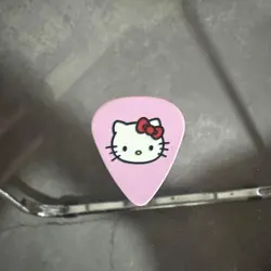 HELLO KITTY PINK GUITAR PICK FENDER JAPAN