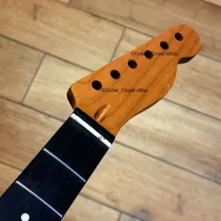 ROASTED MAPLE ROSEWOOD TELE NECK NITRO SATIN TELECASTER FT FENDER WARMOTH TR020