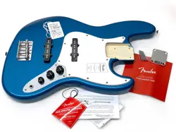 GENUINE FENDER JAZZ J BASS FULLY LOADED BODY BLUE STANDARD SERIES GUITAR