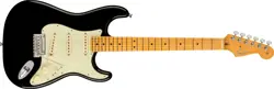 FENDER AMERICAN PROFESSIONAL II STRAT, MAPLE FINGERBOARD, BLACK