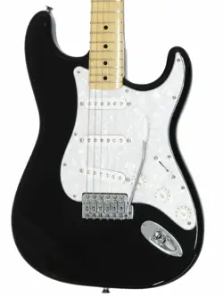 FENDER JAPAN ST72 USED BASSWOOD BODY BLACK W/SOFT CASE