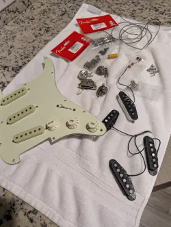 USED GUITAR PARTS LOT SQUIER,FENDER