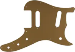 WD CUSTOM PICKGUARD FOR FENDER DUO-SONIC OFFSET SS #59 GOLD/CLEAR/GOLD