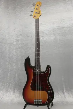 USED FENDER / VINTAGE 1973 PRECISION BASS SUNBURST ELECTRIC BASS GUITAR