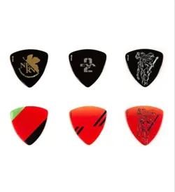 NEW FENDER EVANGELION ASUKA GUITAR PICK SET
