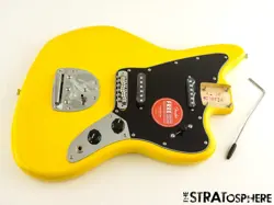 FSR FENDER SQUIER AFFINITY JAGUAR SERIES LOADED BODY, GUITAR GRAFFITI YELLOW