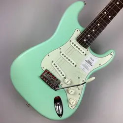 FENDER JUNIOR COLLECTION STRATOCASTER SATIN SURF GREEN USED