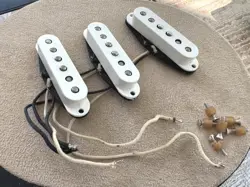 2002 FENDER VINTAGE AMERICAN '57 '62 STRATOCASTER PICKUPS FACTORY OVERWOUND 6.2K