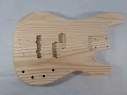 UNFINISHED ASH P/J BASS GUITAR BODY - FITS FENDER NECKS J2138