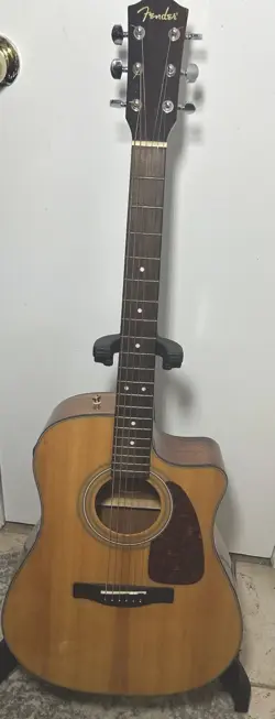 ACOUSTIC-ELECTRIC GUITAR SIGNED