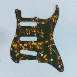 PARTS FOR US FENDER STANDARD STRAT GUITAR PICKGAURD SCRATCH PLATE, 4PLY FLAME 2