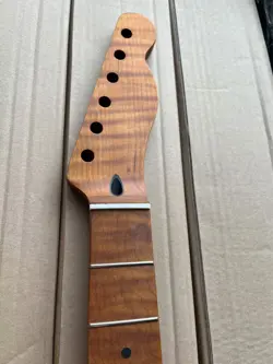 TIGER FLAME ROASTED MAPLE TL ELECTRIC GUITAR NECK 22 FRET FOR FENDER TELECASTER