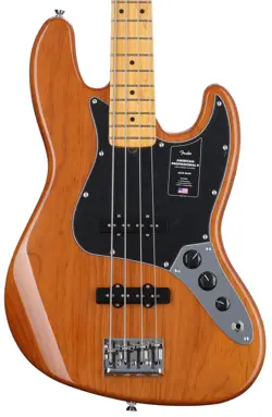 FENDER AMERICAN PROFESSIONAL II JAZZ BASS GUITAR - NATURAL