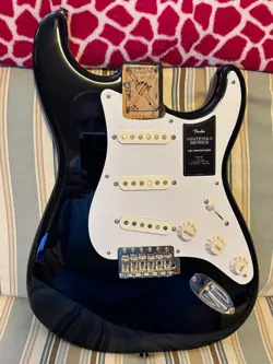 OPEN BOX FENDER VINTERA II 50S RI STRATOCASTER LOADED BODY, 1950S, GLOSS BLACK