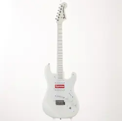USED FENDER / SUPREME STRATOCASTER WHITE 2017 S/N US17092979 ELECTRIC GUITAR
