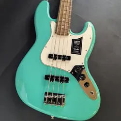 FENDER PLAYER JAZZ BASS, PAU FERRO FINGERBOARD, SEA FOAM GREEN