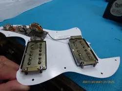 FENDER WIDE RANGE HUMBUCKER LOADED PICKGUARD