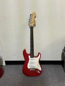 SQUIER BY FENDER STRAT STRATOCASTER 6-STRING ELECTRIC GUITAR RED