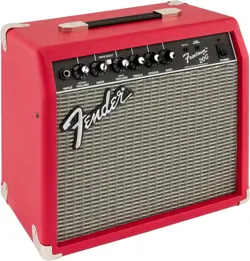 FRONTMAN 20G GUITAR AMP, 20 WATTS- 6 INCH FENDER SPECIAL DESIGN SPEAKER, RED