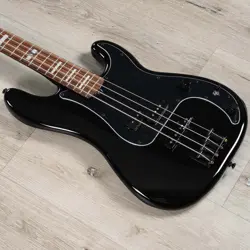 MINT FENDER DUFF MCKAGAN DELUXE PRECISION BASS, ROSEWOOD FINGERBOARD, BLACK