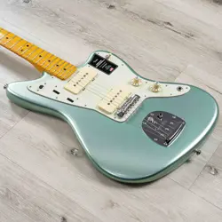 MINT FENDER AMERICAN PROFESSIONAL II JAZZMASTER GUITAR, MAPLE, MYSTIC SURF GREEN