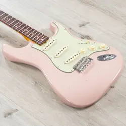 MINT FENDER CS 1963 STRAT JOURNEYMAN RELIC CLOSET CLASSIC GTR. AGED SHELL PINK