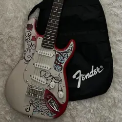JIMI HENDRIX MONTEREY POP REPLICA GUITAR - ONE OF A KIND CUSTOMIZED 35