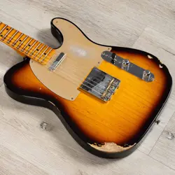 MINT FENDER CS S23 LIMITED EDITION '53 TELE RELIC GUITAR AGED 2-COLOR SUNBURST