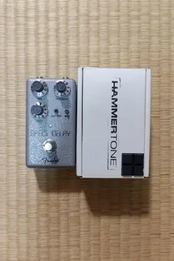 FENDER HAMMERTONE SPACE DELAY GUITAR EFFECTS PEDAL USED WITH BOX