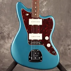 FENDER FSR COLLECTION HYBRID II JAZZMASTER SATIN OCEAN TURQUOISE METALLIC W MATC
