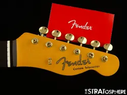 USA FENDER CUSTOM SHOP SM22 60 TELE CUSTOM CC NECK & GOLD TUNERS ROSEWOOD