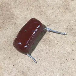 VINTAGE CHOCOLATE 600WV EM FENDER BROWN .022UF CAPACITOR OIL CAP THINLINE GUITAR