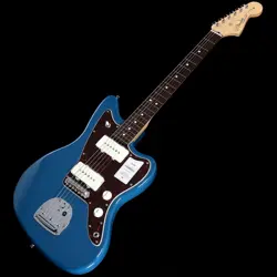 OPEN BOX FENDER MADE IN JAPAN HYBRID II JAZZMASTER FOREST BLUE ELECTRIC GUITAR