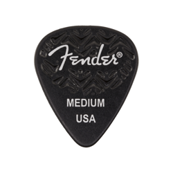 NEW FENDER 351 WAVELENGTH PICKS - BLACK - MEDIUM - 6-PACK