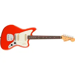 MINT FENDER PLAYER II JAGUAR GUITAR, ROSEWOOD FINGERBOARD, CORAL RED