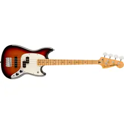MINT FENDER PLAYER II MUSTANG BASS PJ, MAPLE FINGERBOARD, 3-COLOR SUNBURST