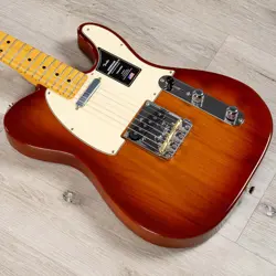 MINT FENDER AMERICAN PROFESSIONAL II TELECASTER GUITAR, MAPLE, SIENNA SUNBURST