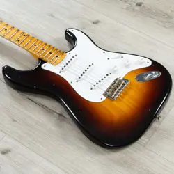 MINT FENDER CS LTD 70TH ANNIV 1954 STRATOCASTER JOURNEYMAN RELIC GTR. 2-CLR SUNB