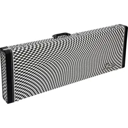 MINT FENDER CLASSIC SERIES STRAT / TELE ELECTRIC GUITAR CASE, WAVY CHECKERBOARD