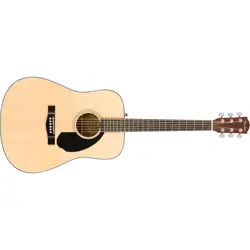MINT FENDER CD-60S DREADNOUGHT ACOUSTIC GUITAR, WALNUT FINGERBOARD, NATURAL