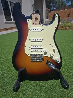 2013 FENDER MIM STANDARD STRATOCASTER HSS LOADED BODY  MEXICO STRAT