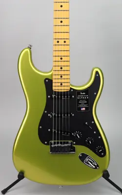 USED 2024 FENDER AMERICAN ULTRA II STRATOCASTER SOLAR FLARE