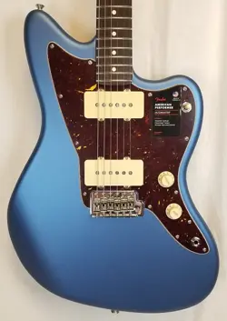 FENDER AMERICAN PERFORMER JAZZMASTER, ROSEWOOD FB, SATIN LAKE PLACID BLUE W/ BAG