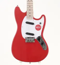 SQUIER BY FENDER SQUIER SONIC MUSTANG TORINO RED USED POPLAR BODY W/SOFT CASE