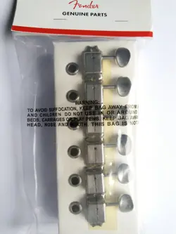 FENDER® AMERICAN VINTAGE GUITAR MECHANICS STAGGERED 6 IN LINE NICKEL