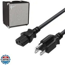 ELECTRIC GUITAR AMPLIFIER POWER CORD REPLACEMENT FOR FENDER RUMBLE 40 25 100