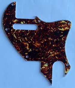 FOR FENDER US TELE F HOLE HYBRID TELECASTER CONVERSION GUITAR PICKGUARD,BROWN