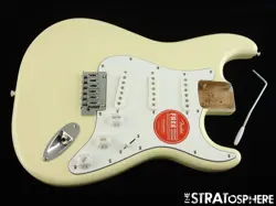 LOADED FENDER SQUIER AFFINITY STRATOCASTER STRAT BODY GUITAR OLYMPIC WHITE