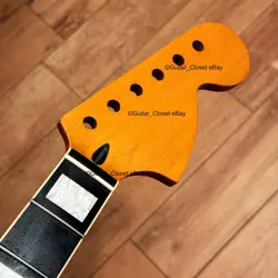 DELUXE ROASTED MAPLE JAZZMASTER STAINLESS ROSEWOOD NECK FITS STRAT FENDER JZR4