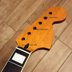 DELUXE ROASTED MAPLE JAZZMASTER STAINLESS ROSEWOOD NECK FITS STRAT FENDER JZR3